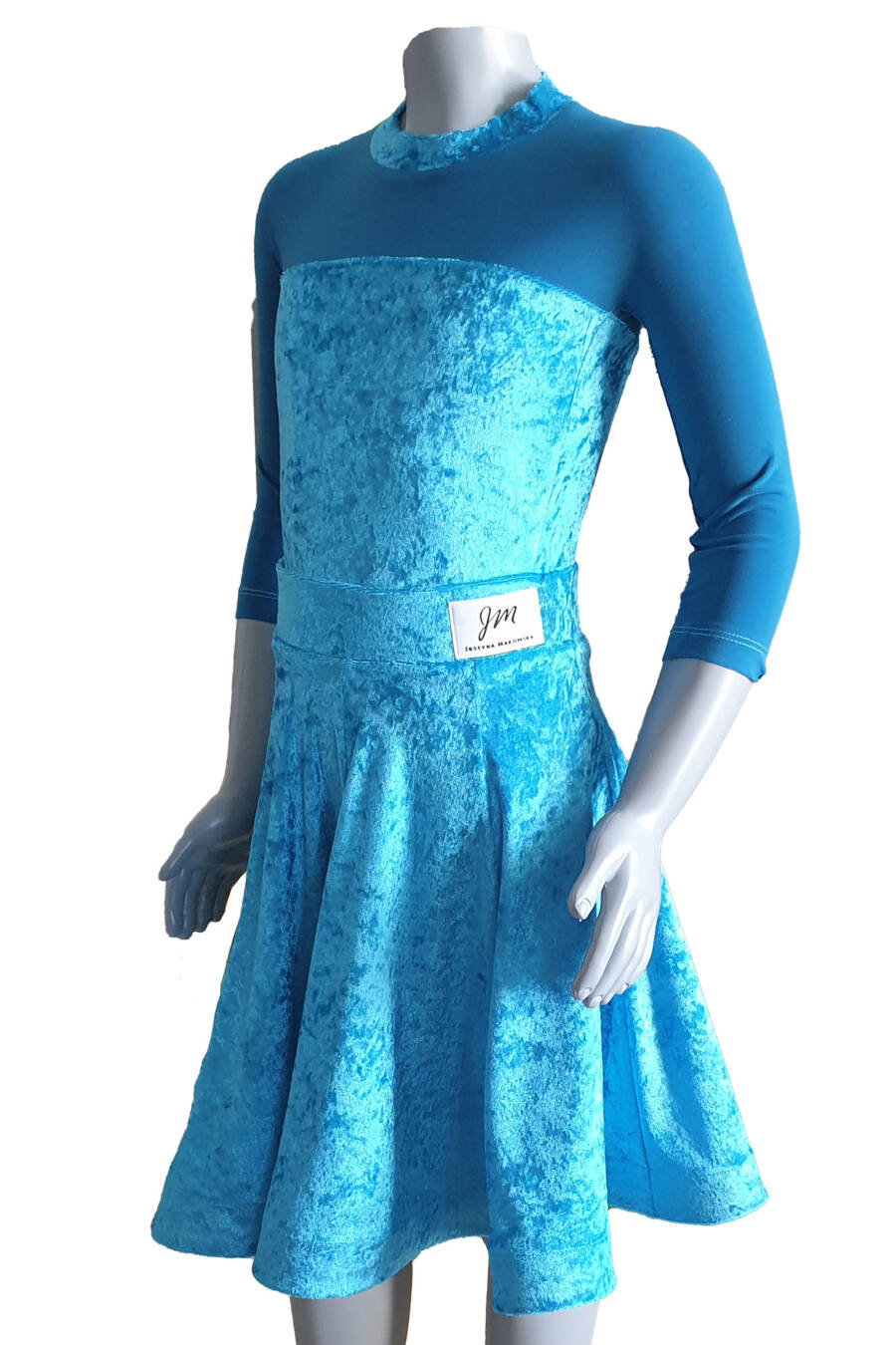 Juvenile Dress: body and skirt - turquoise