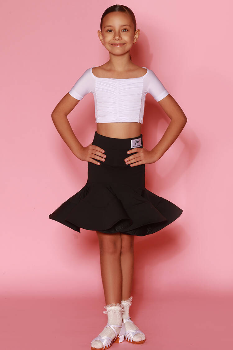 Latin skirt for dance Melania