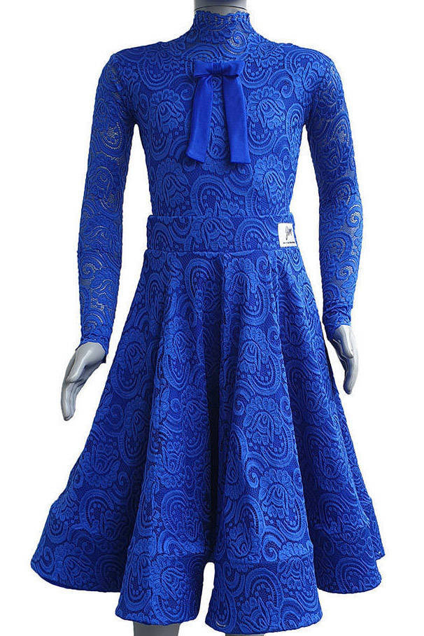 Juvenile Dress: body and  skirt - LUCY /LACE/ BLACK