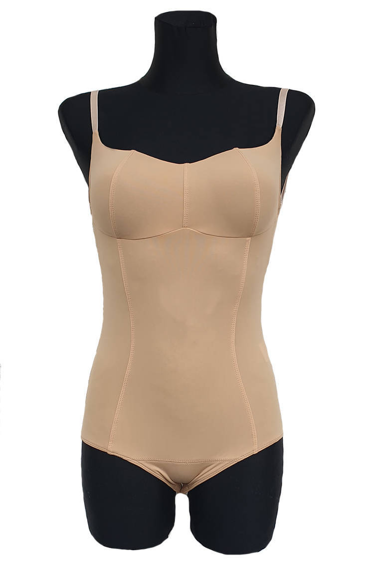 Alison Nude bodysuit with a fully opened back look.