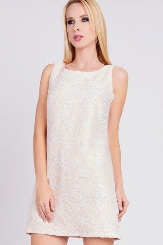 Sukienka/tunika z wiskozy o kroju A - LENI